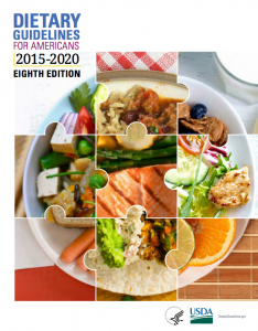 Dietary Guidelines for Americans 2015-2020 Title Page