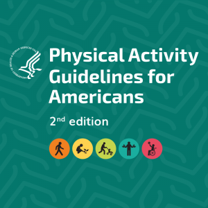 thumnail image of the title page for the Physical Activity Guidelines for Americans, 2nd edition