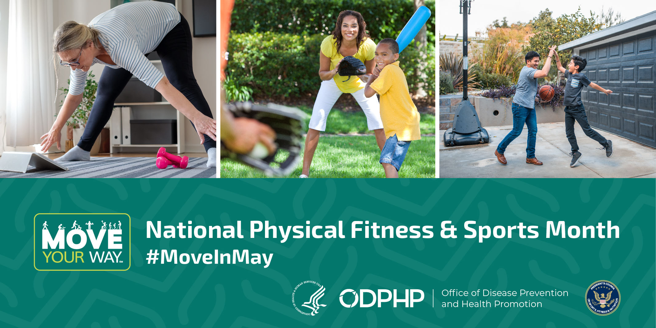 National Physical Fitness and Sports Month #MoveInMay
