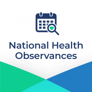 National Health Observances logo