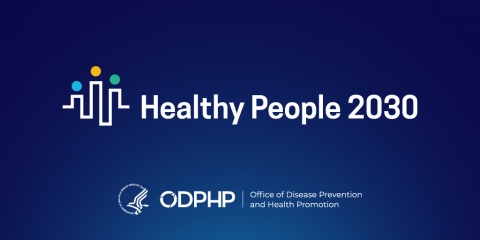 Health People 2030 Launch Announcement graphic
