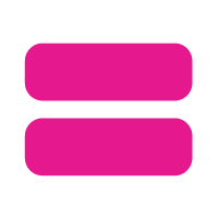 pink equal sign icon